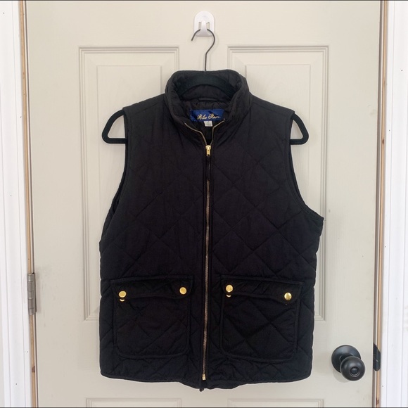 Lulus Jackets & Blazers - Blue Rain Quilted Vest | Black Size Large